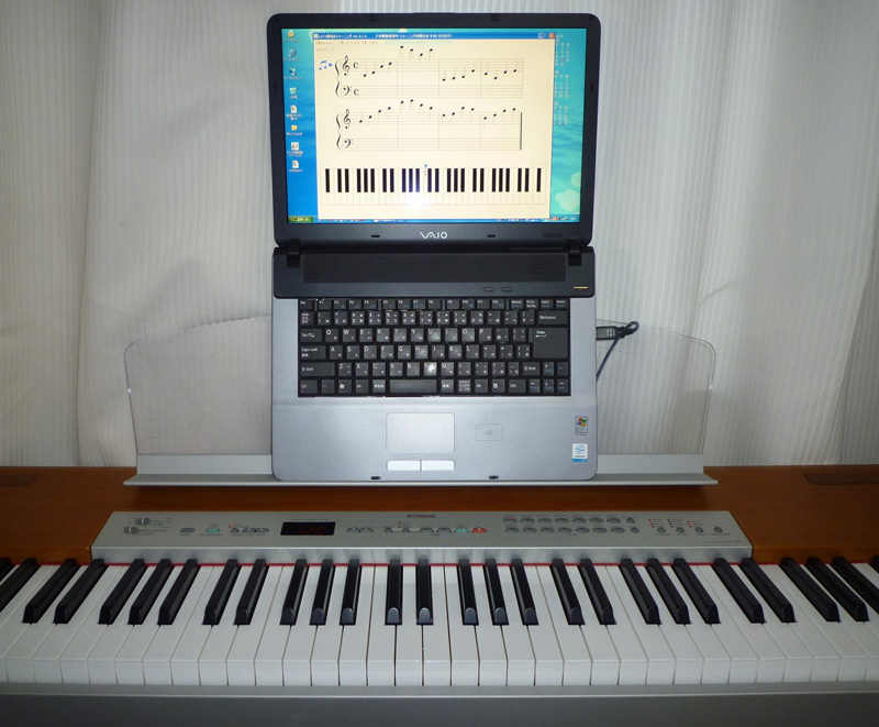 電子ピアノ Midi鍵盤 Let S譜読みトレーニング